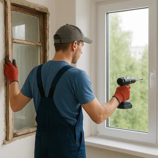 تعویض پنجرههای قدیمی بدون تخریب